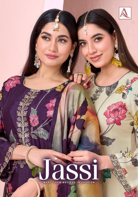 Alok Jassi catalog dress material shop in surat