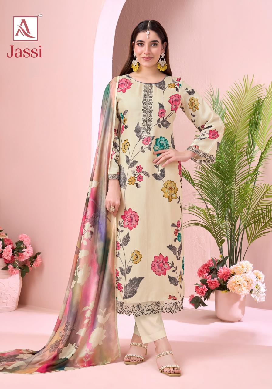 Alok Jassi catalog dress material shop in surat