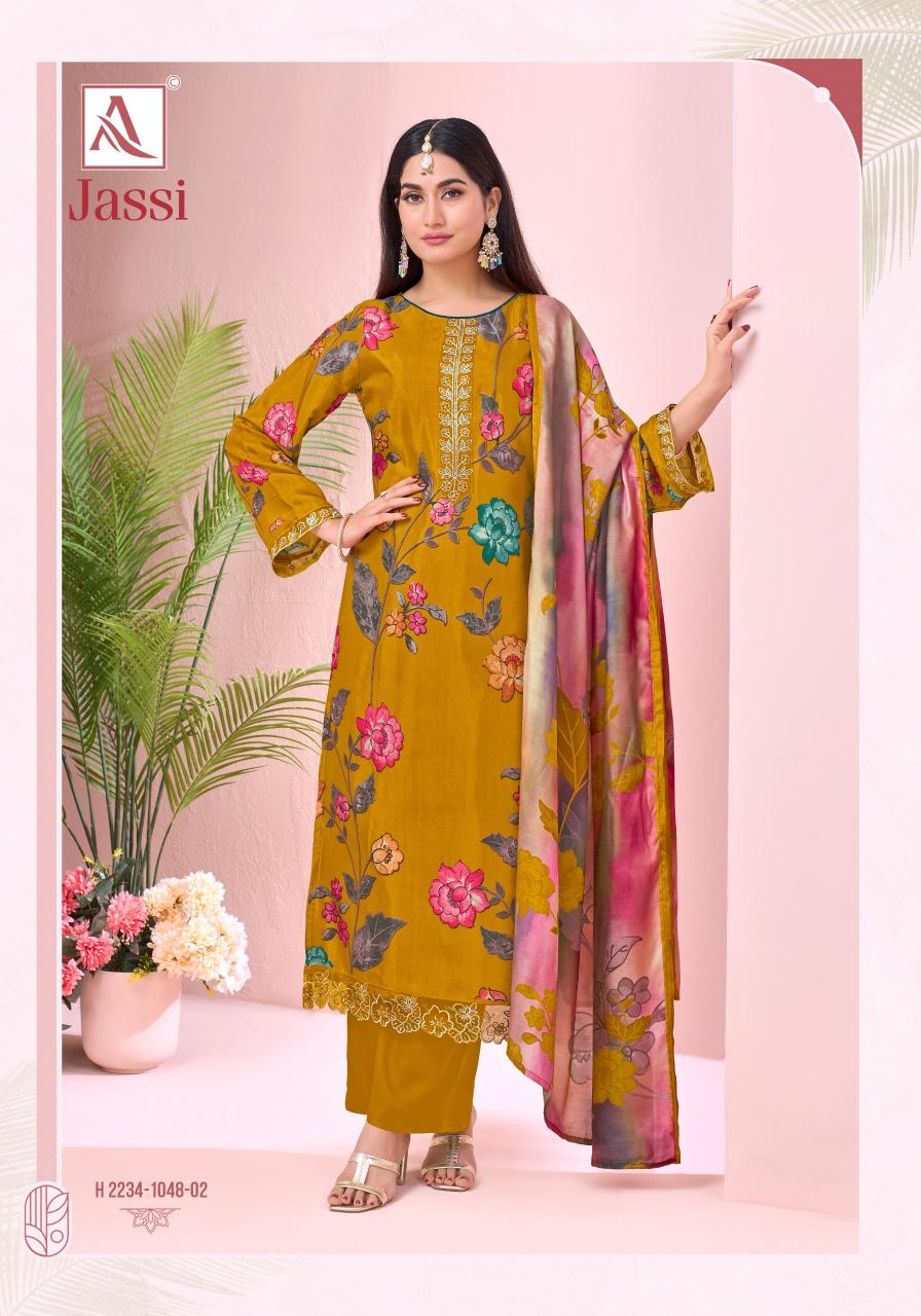 Alok Jassi catalog dress material shop in surat