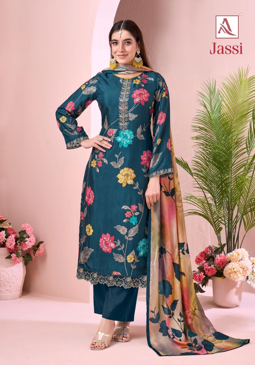 Alok Jassi catalog dress material shop in surat