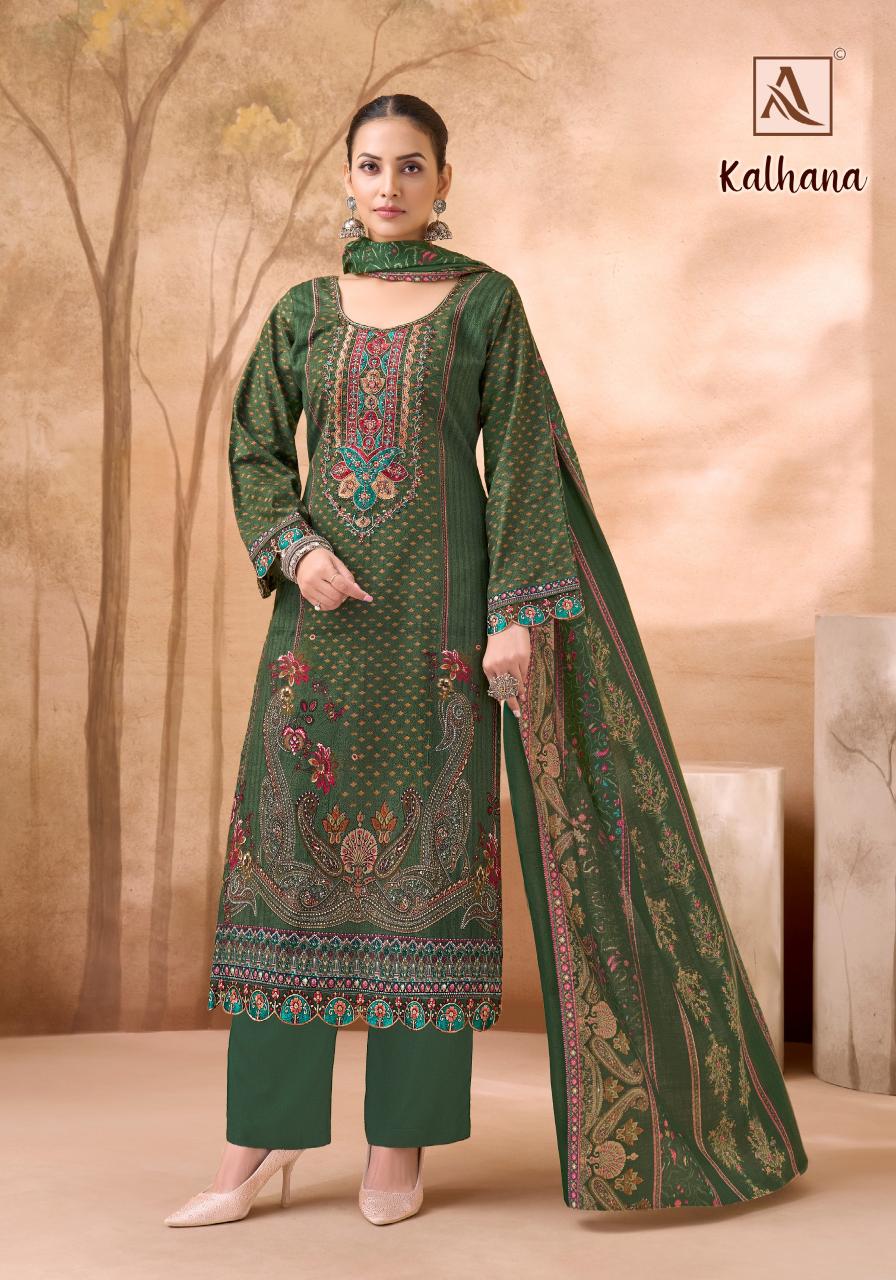 Alok Kalhana catalog surat mumbai dress materials for sales whappa nuber