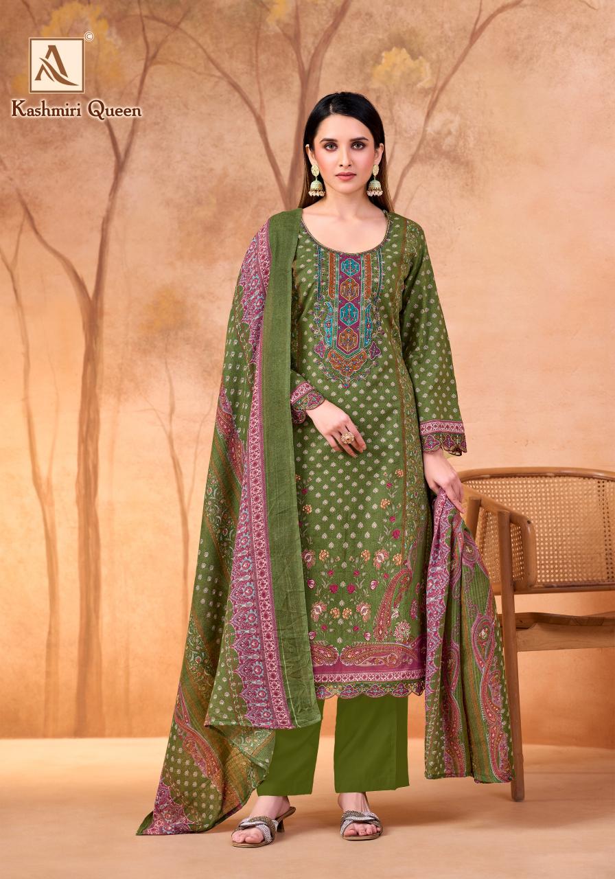 Alok Kashmiri Queen catalog online booking surat dress materials