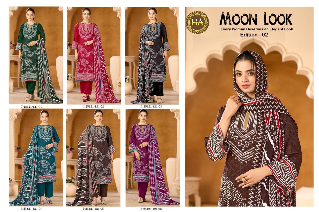 Alok Moon Look vol 2 catalog surat wholesale market dress materials