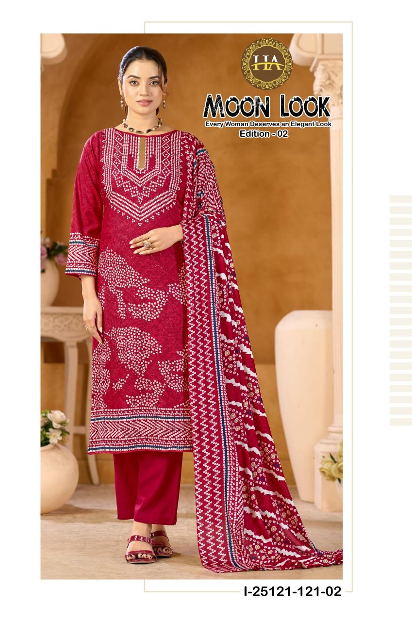 Alok Moon Look vol 2 catalog surat wholesale market dress materials