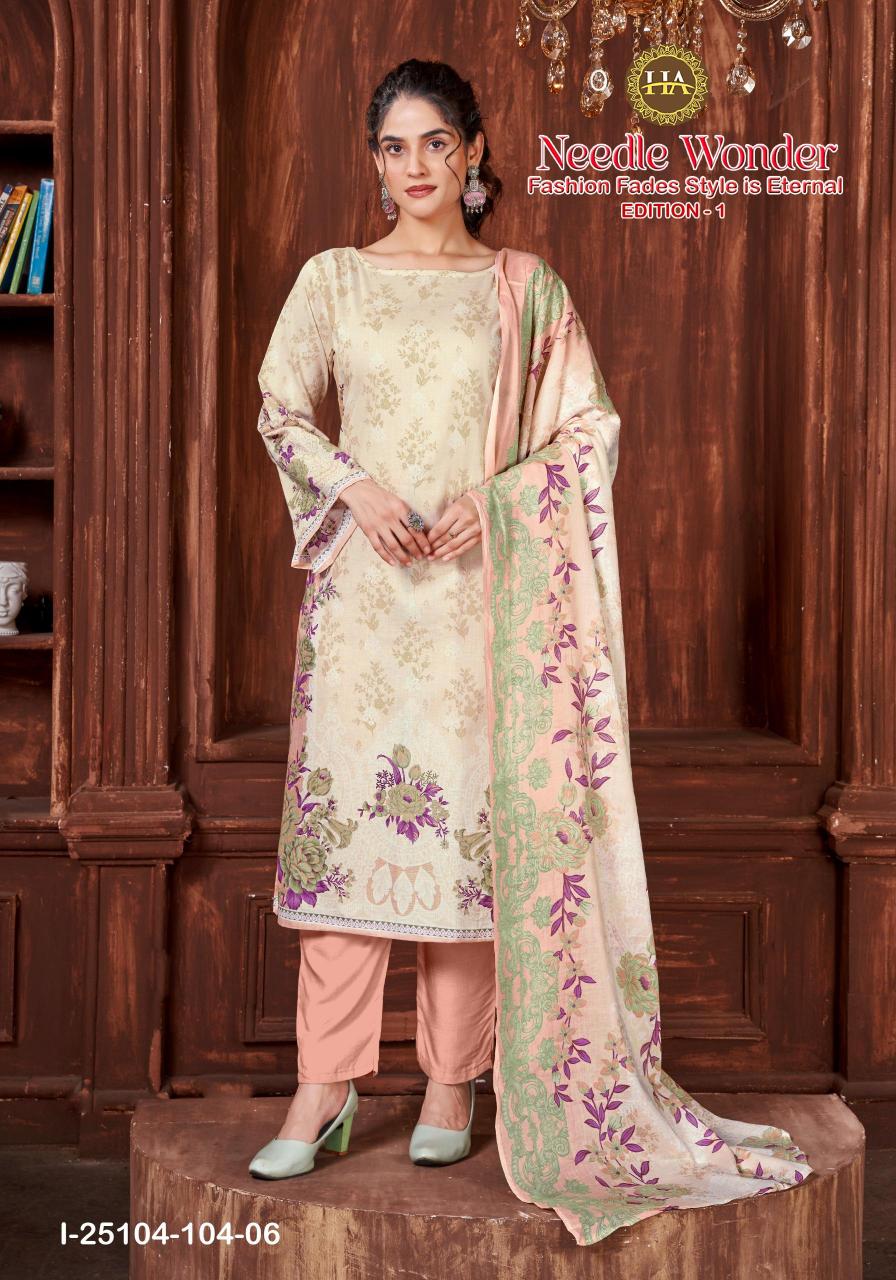 Alok Needle Wonder catalog dress suit material surat  