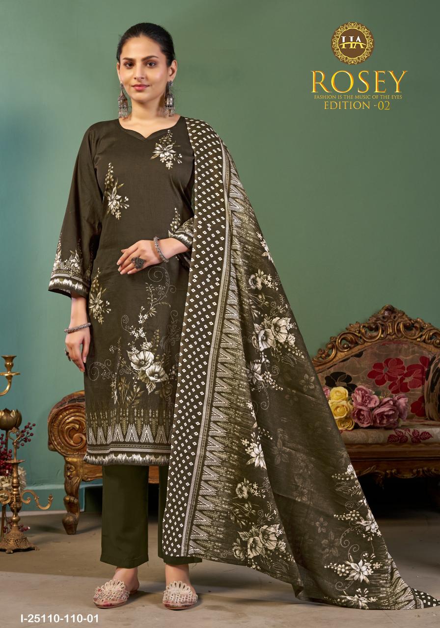 Alok Rosey vol 2 catalog wholesale ladies dress material in surat