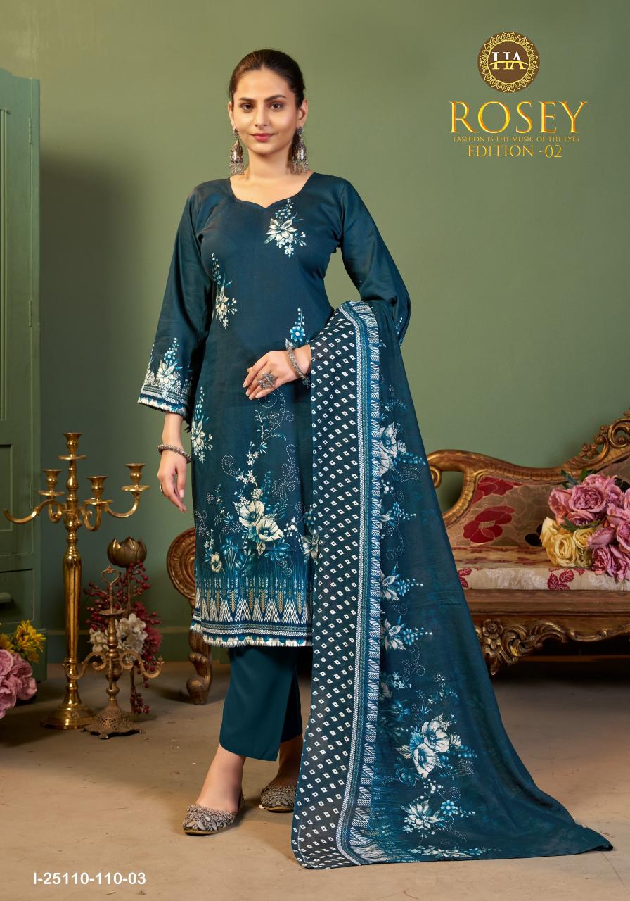 Alok Rosey vol 2 catalog wholesale ladies dress material in surat