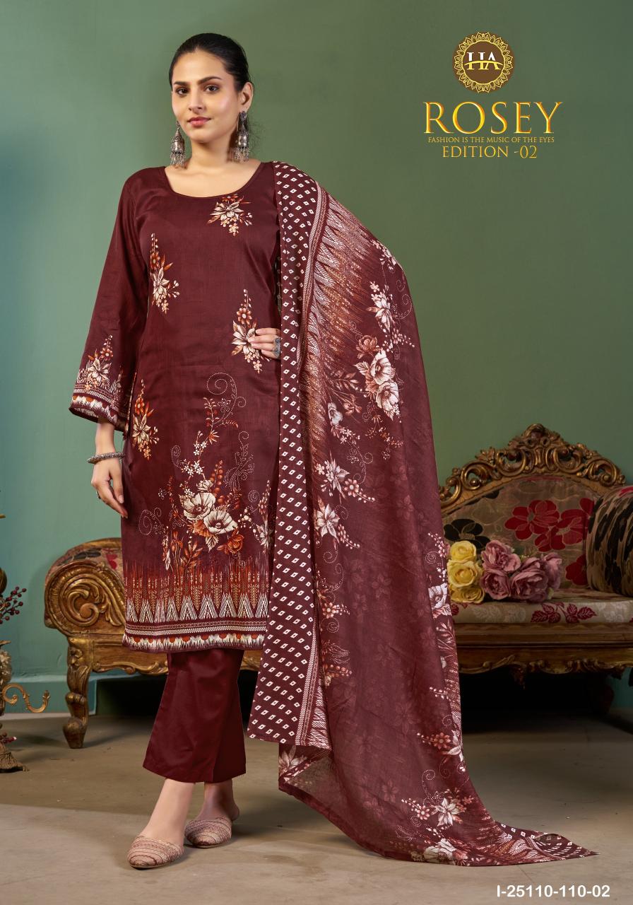 Alok Rosey vol 2 catalog wholesale ladies dress material in surat