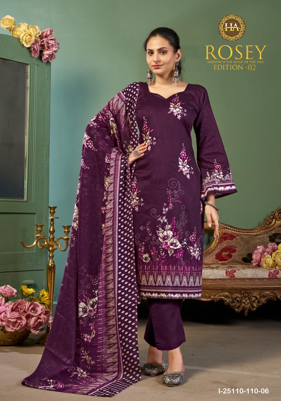 Alok Rosey vol 2 catalog wholesale ladies dress material in surat