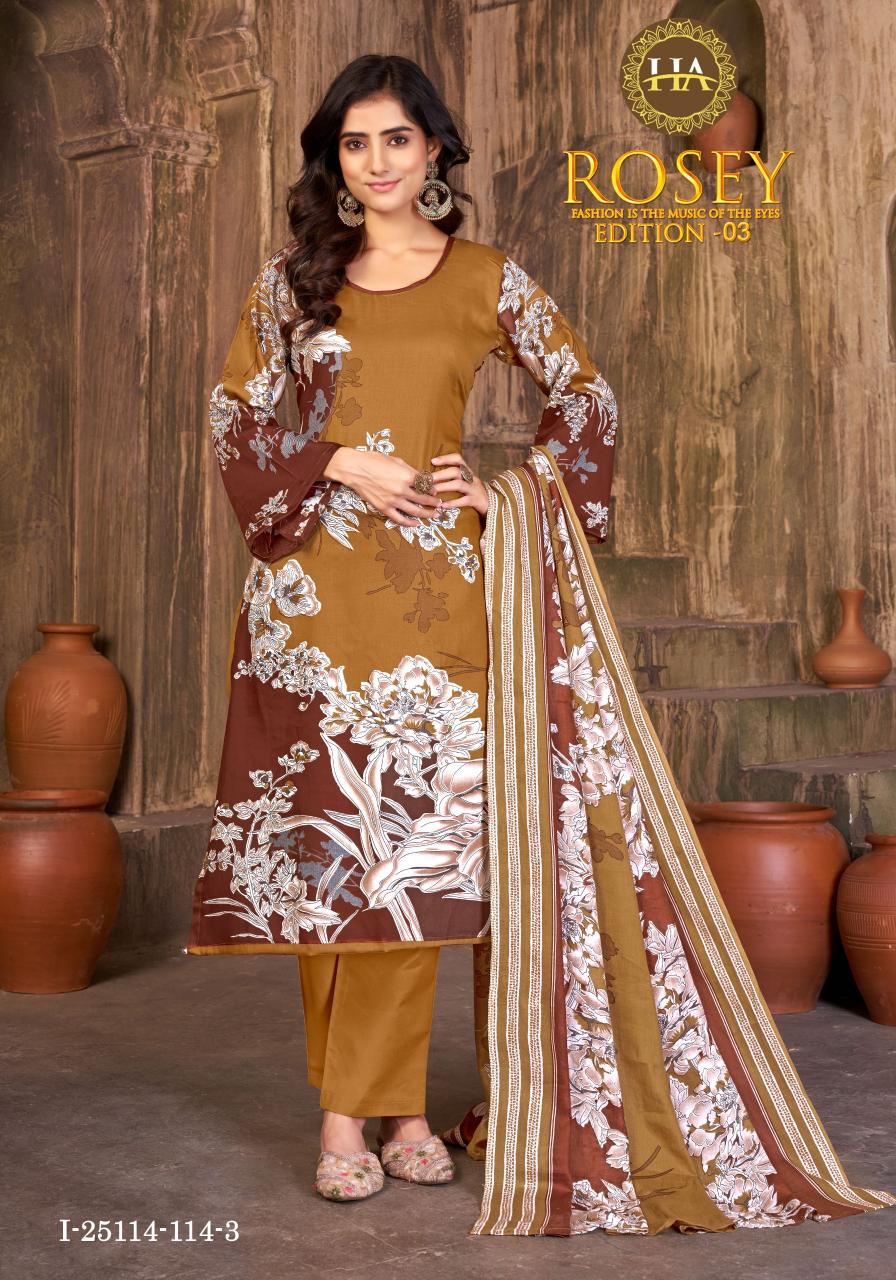 Alok Rosey vol 3 catalog wholesale dress material from surat mills