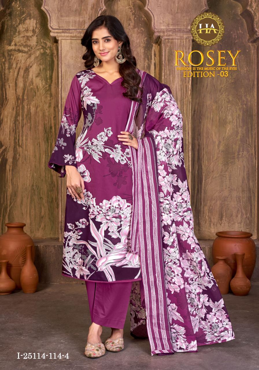 Alok Rosey vol 3 catalog wholesale dress material from surat mills