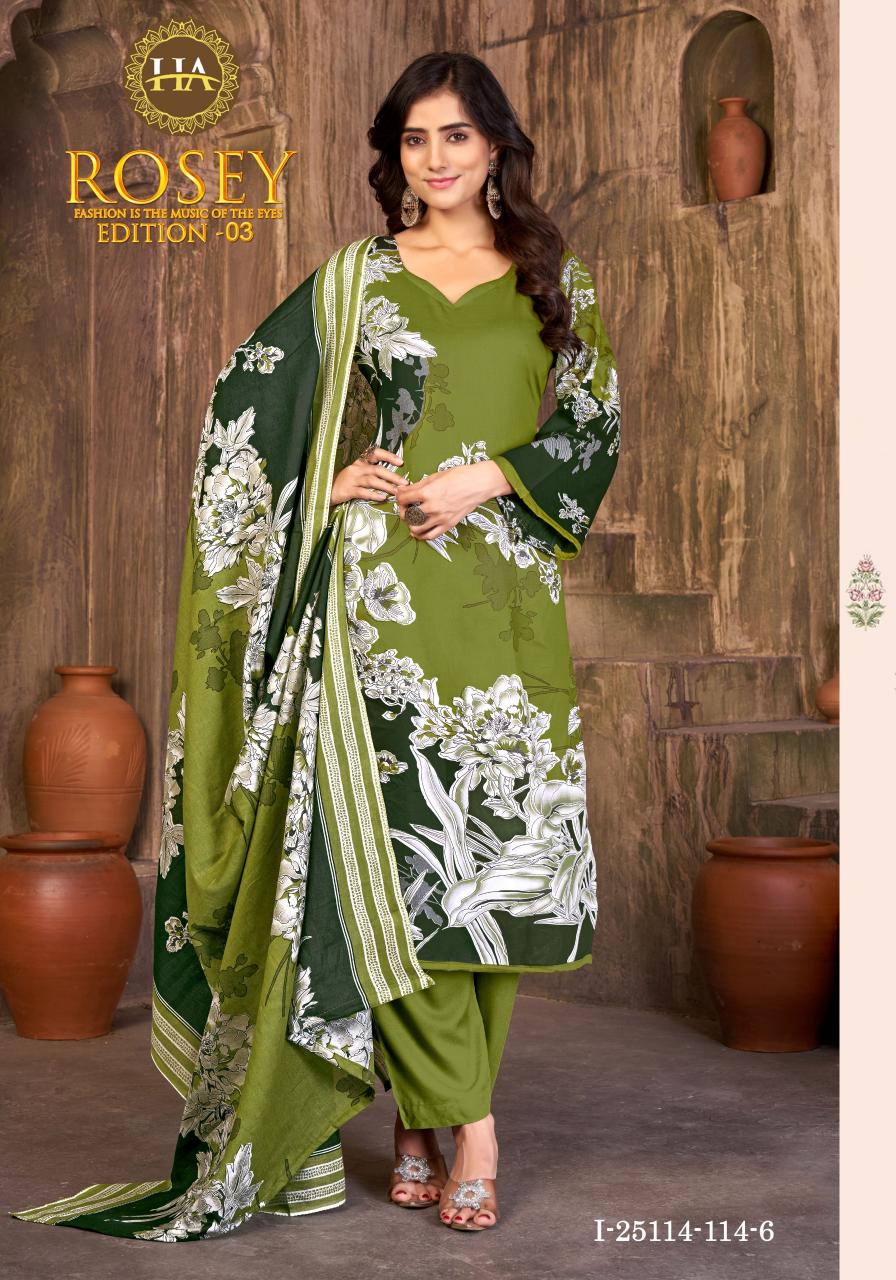 Alok Rosey vol 3 catalog wholesale dress material from surat mills