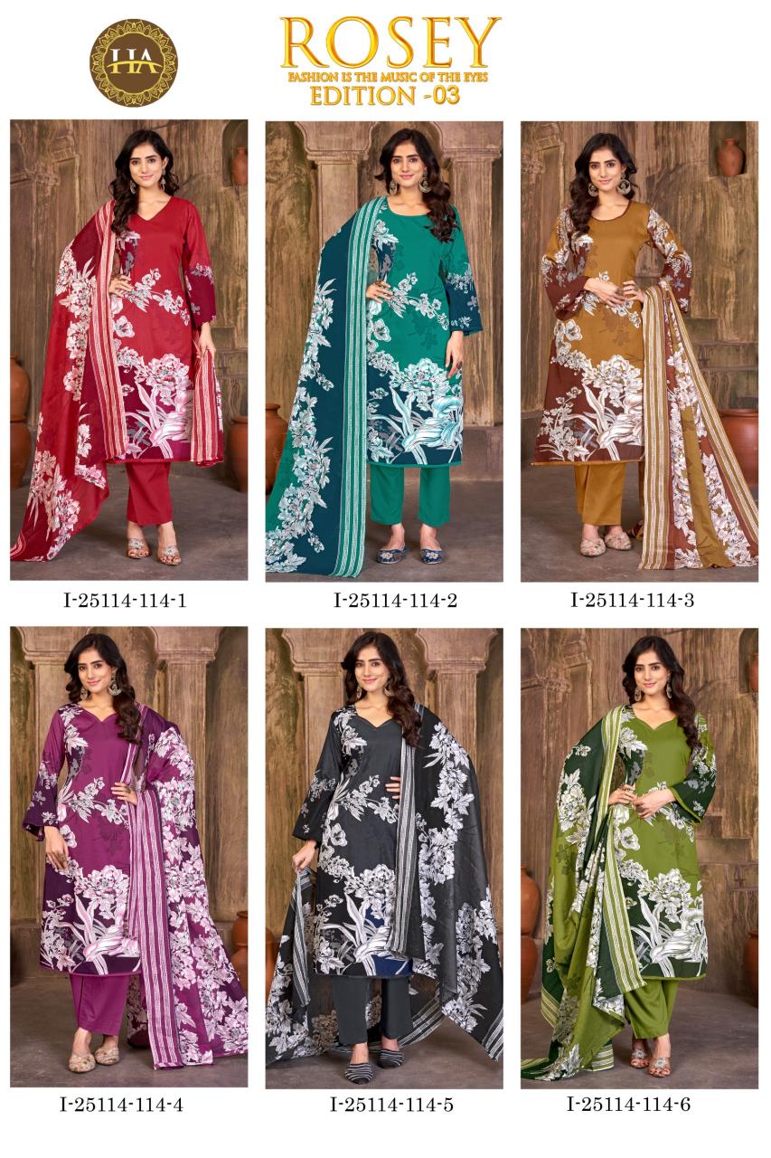Alok Rosey vol 3 catalog wholesale dress material from surat mills