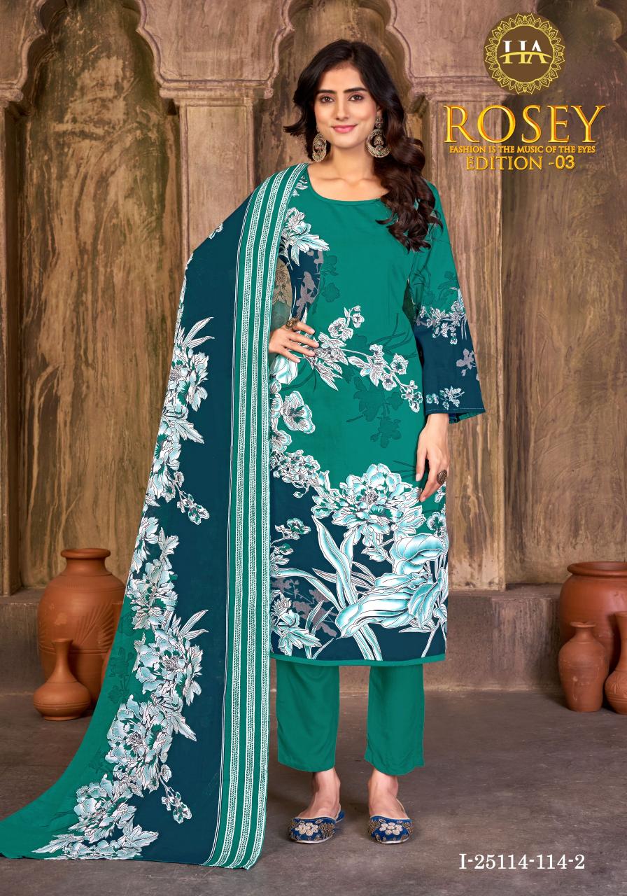 Alok Rosey vol 3 catalog wholesale dress material from surat mills