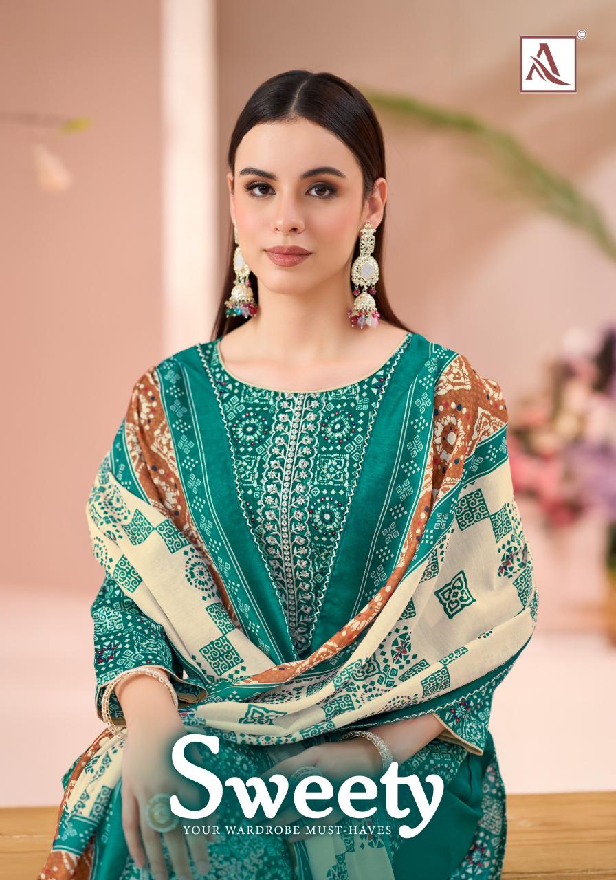 Alok Sweety catalog wholesale dress materials from surat mills
