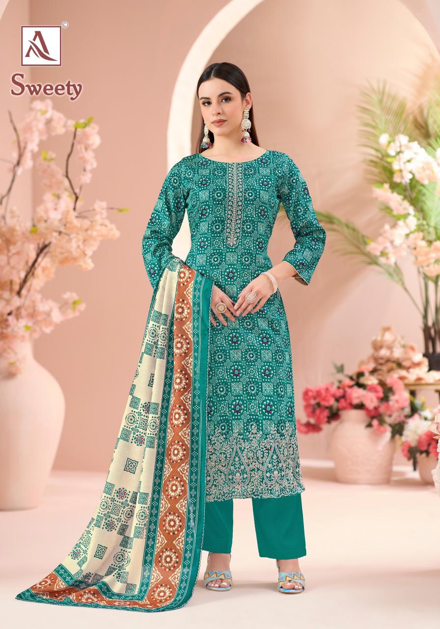 Alok Sweety catalog wholesale dress materials from surat mills