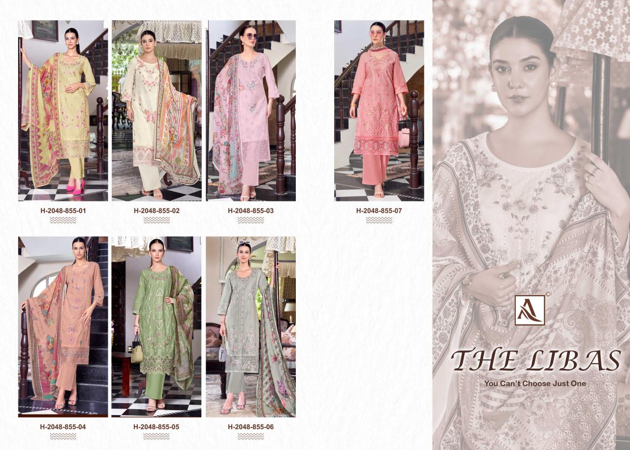Alok The Libas Catalog online wholesale dress material surat