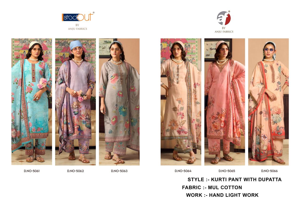 Anju Fabrics Comfort lady vol 3 catalog wholesale new kurtis in deccan