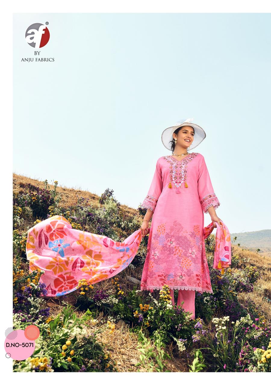 Anju Fabrics Rhythm vol 2 catalog woolen kurtis wholesale in bairagarh bhopal