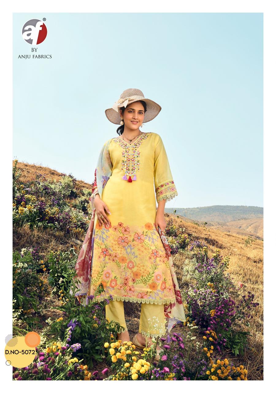 Anju Fabrics Rhythm vol 2 catalog woolen kurtis wholesale in bairagarh bhopal