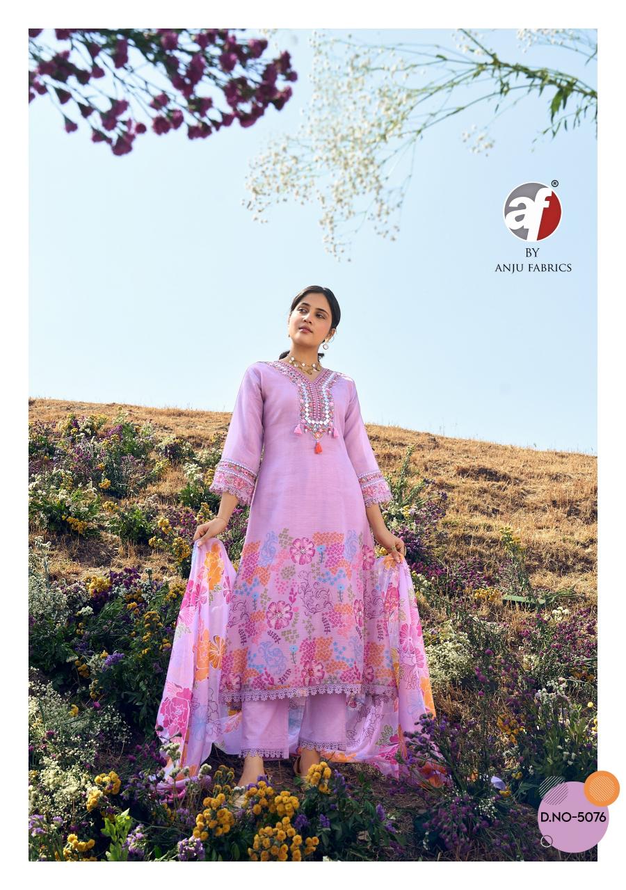 Anju Fabrics Rhythm vol 2 catalog woolen kurtis wholesale in bairagarh bhopal