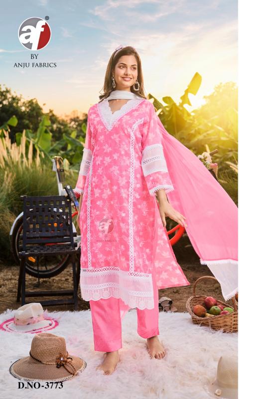 Anju Fabrics Silk Affair vol 2 catalog wholesale rate branded kurtis