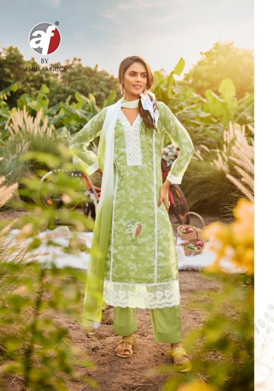 Anju Fabrics Silk Affair vol 2 catalog wholesale rate branded kurtis