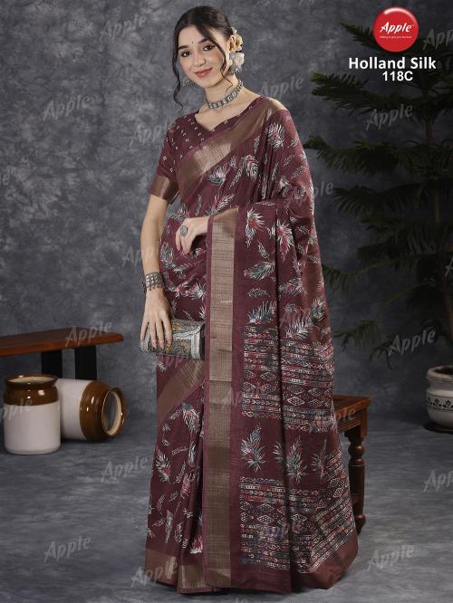 Apple Holland Silk 118 catalog wholesale sarees catalog