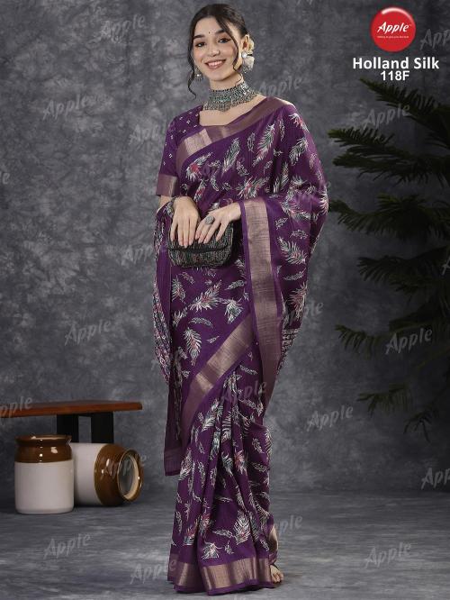 Apple Holland Silk 118 catalog wholesale sarees catalog