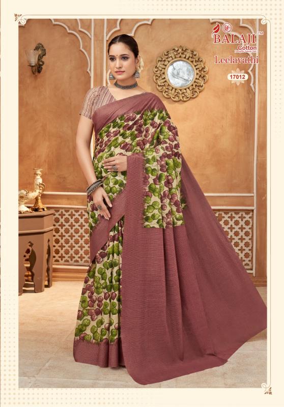 Balaji Leelavathi Vol-17 – Cotton Sarees - Wholesale Catalog