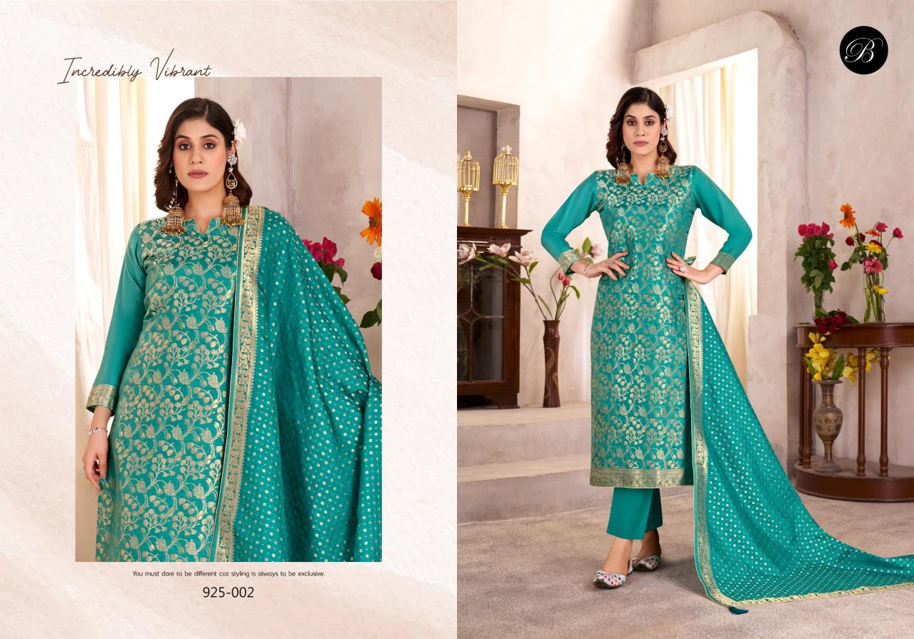 Belliza Eshani catalog synthetic dress material in surat manufacturer