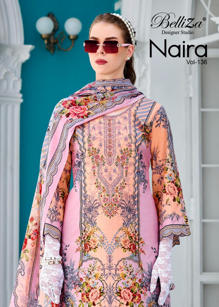 Belliza Naira Vol 136 catalog where to buy dress material in surat