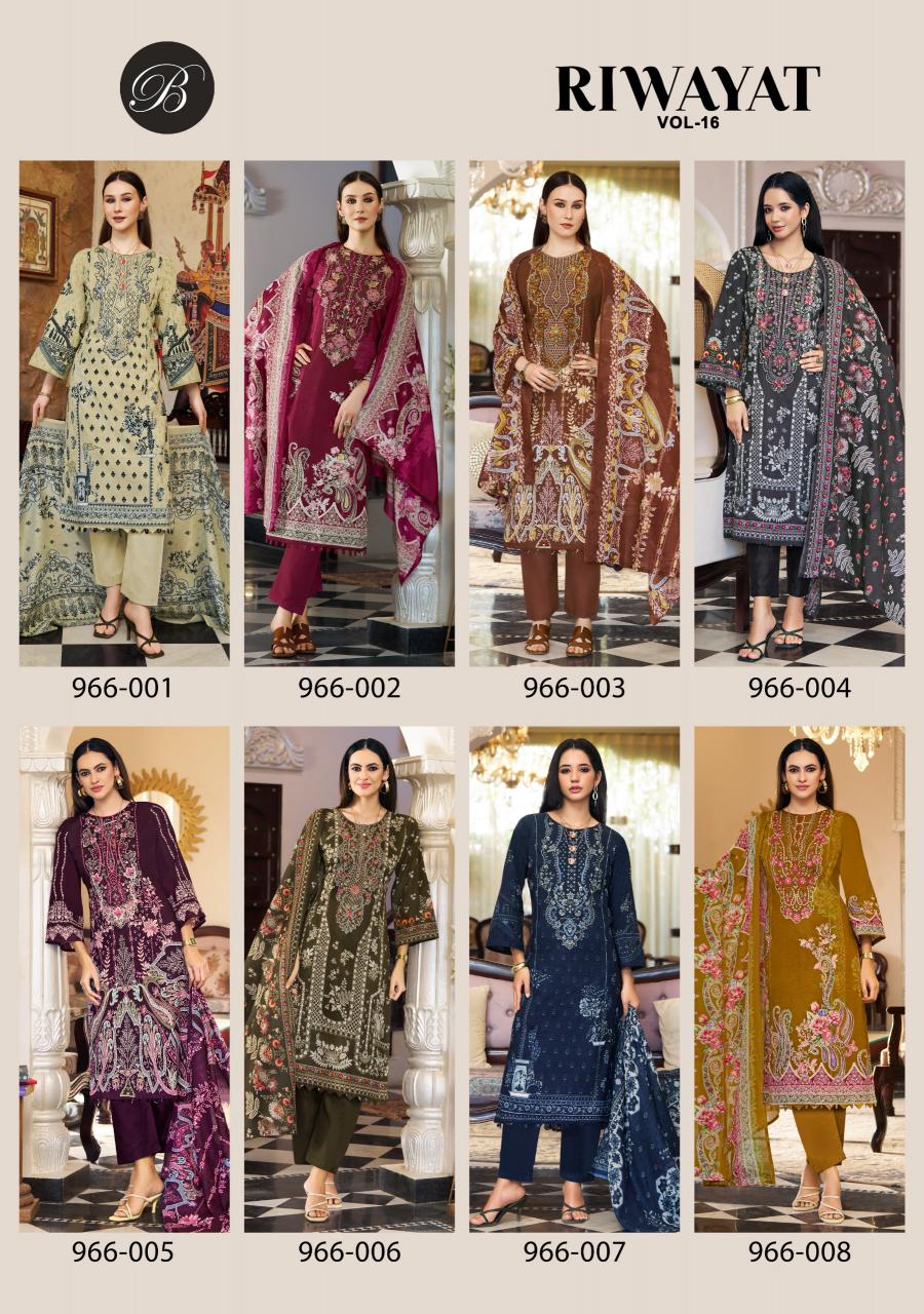 Belliza Riwayat Vol 16 catalog surat dress materials