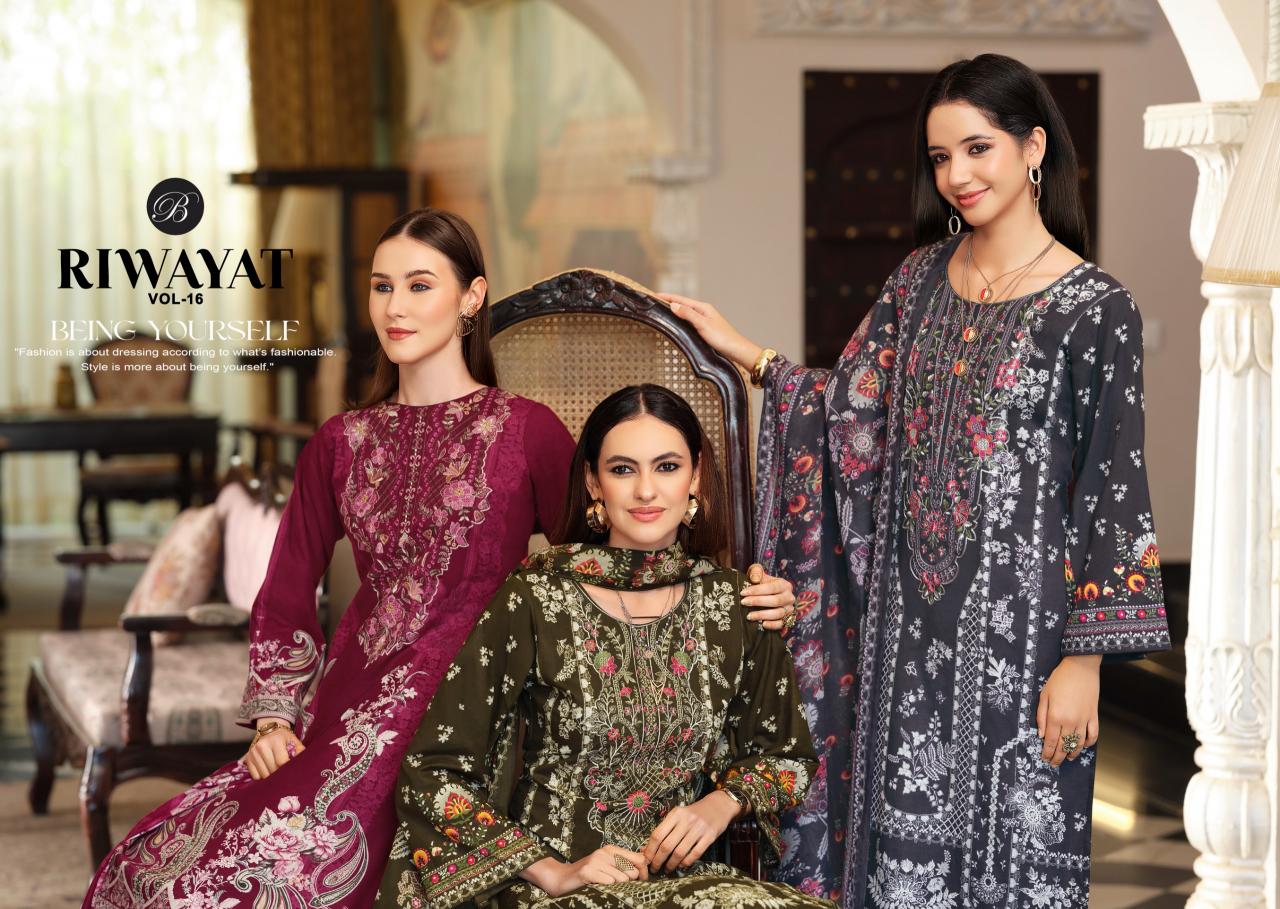 Belliza Riwayat Vol 16 catalog surat dress materials