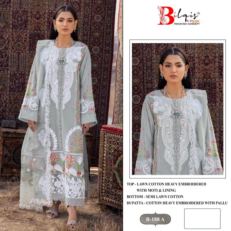 Bilqis B 188 A To D catalog pakistani suits wholesale in pakistan