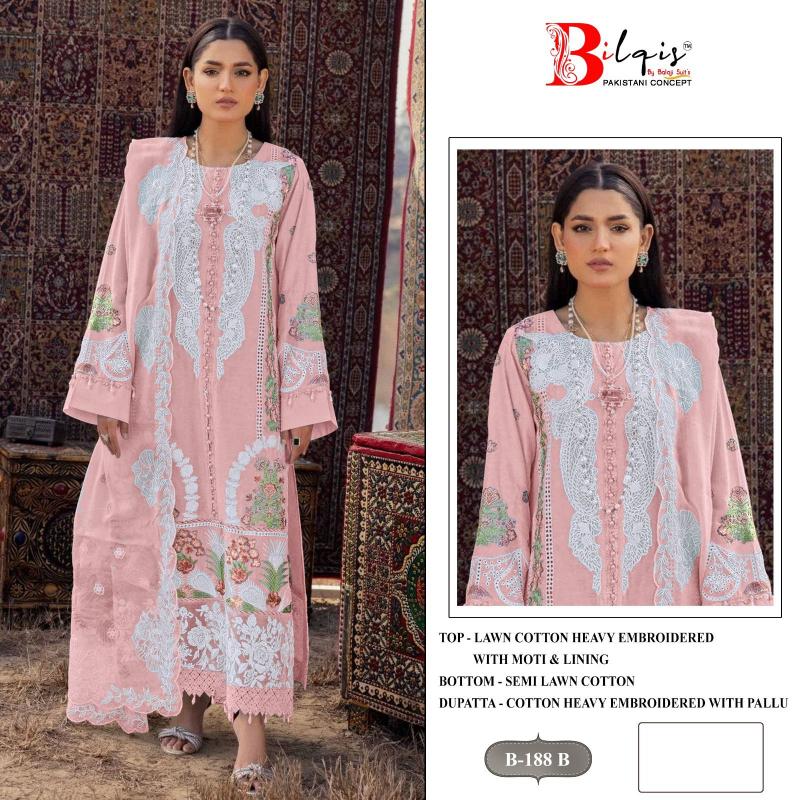 Bilqis B 188 A To D catalog pakistani suits wholesale in pakistan