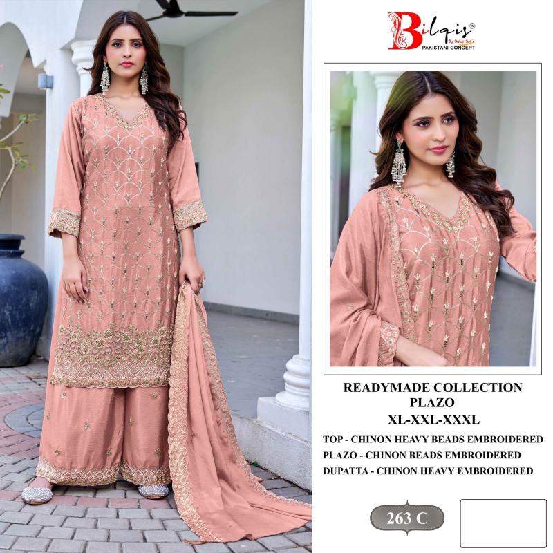 Bilqis B 263 A To D catalog pakistani suit wholesale