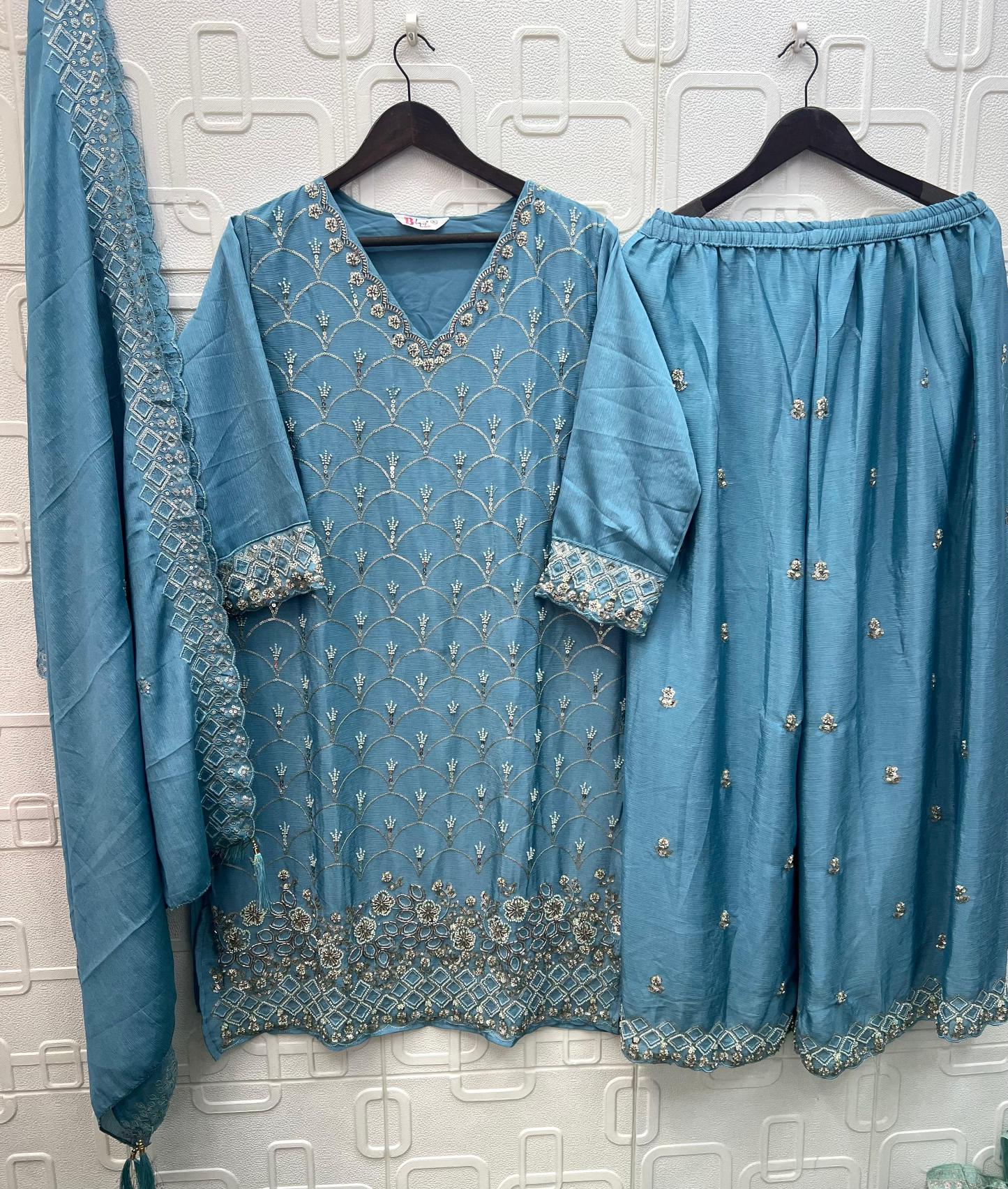 Bilqis B 263 A To D catalog pakistani suit wholesale