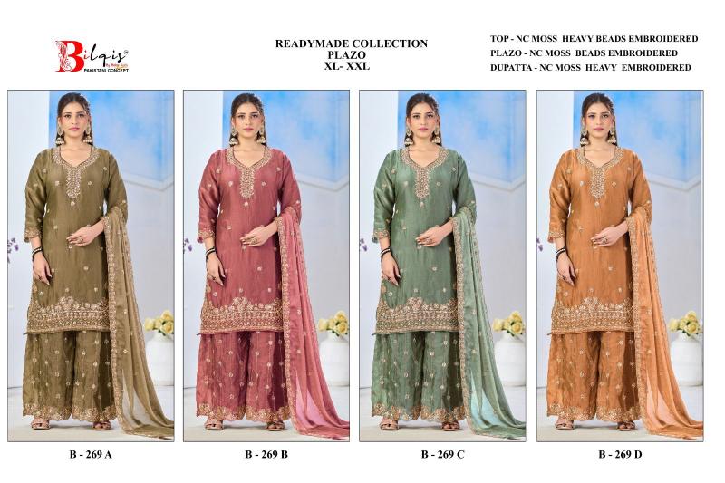 Bilqis B 269 A To D catalog pakistani suit wholesaler in.mumbai