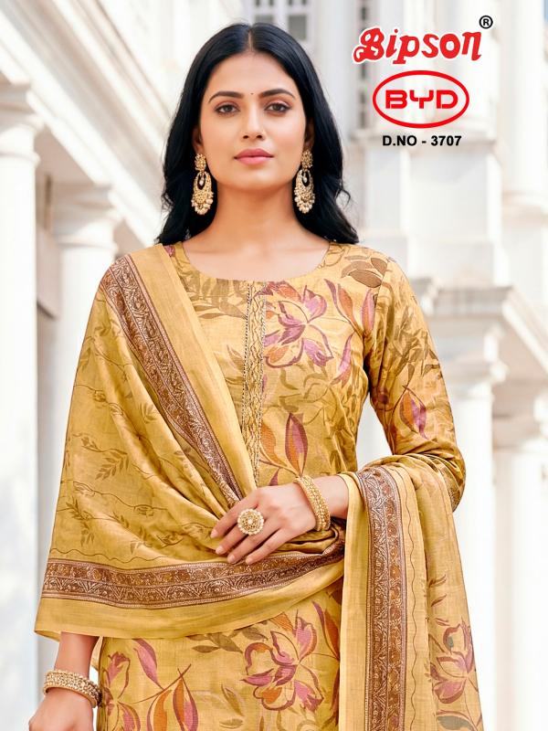 Bipson BYD 3707 catalog mumbai salwar kameez wholesalers