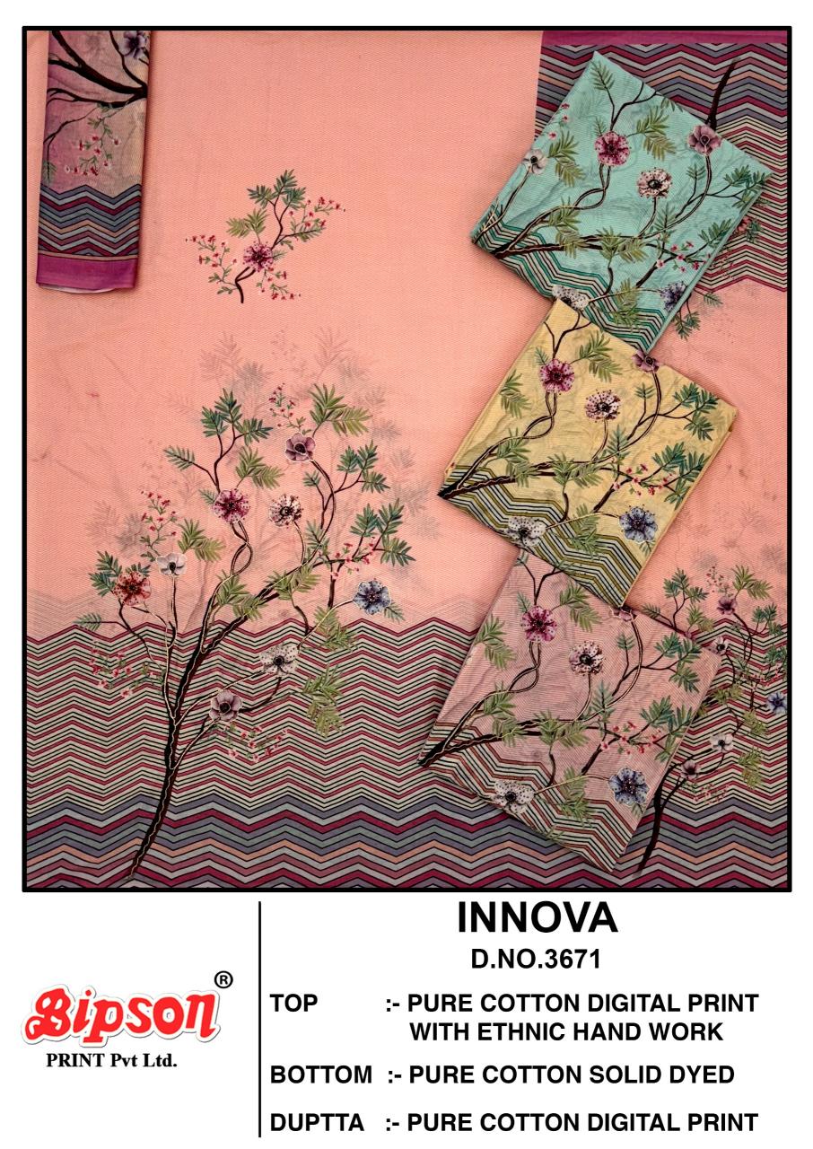Bipson Innova 3671 catalog ladies salwar kameez wholesale