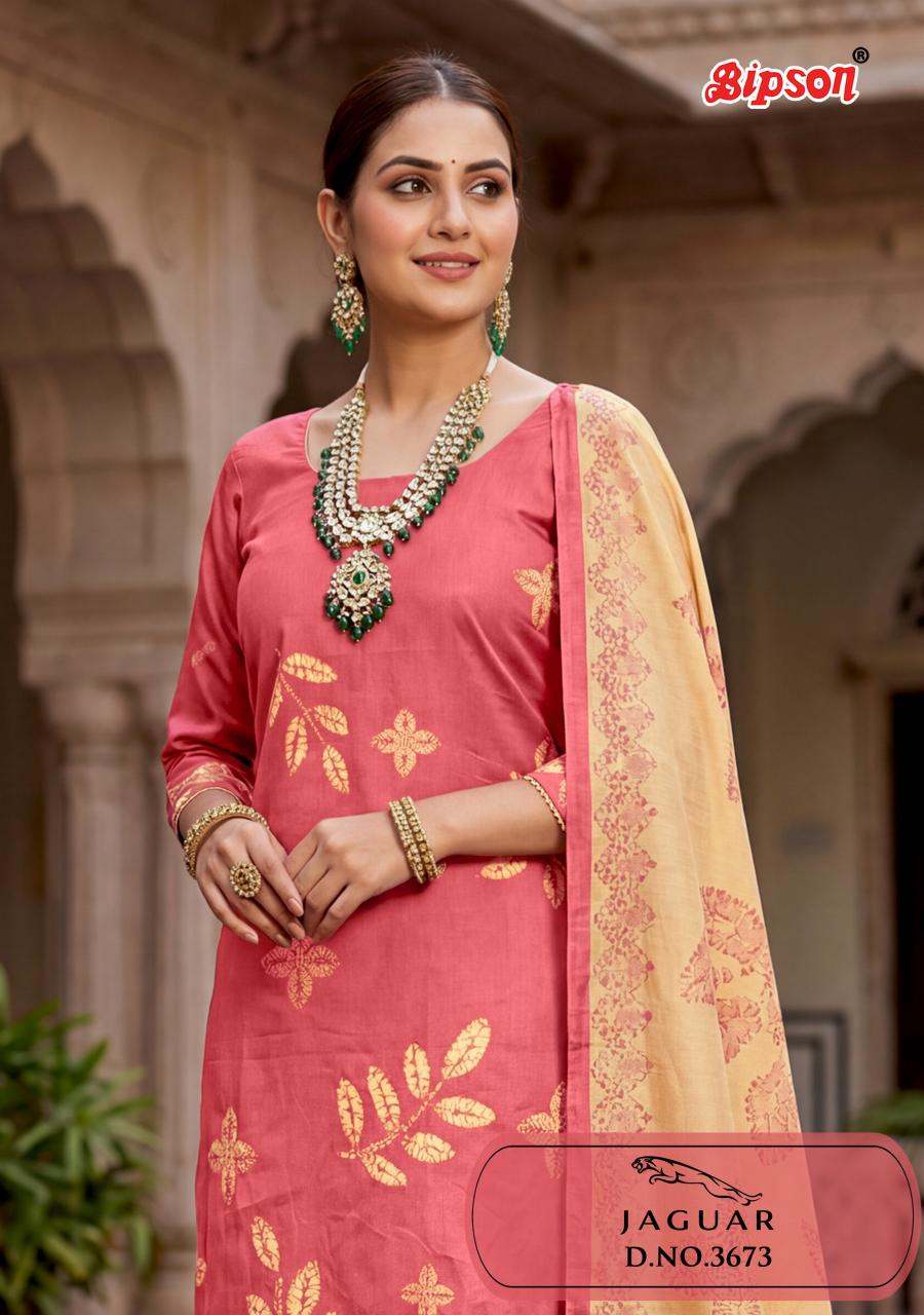 Bipson Jaguar 3673 catalog wholesale salwar kameez fabric