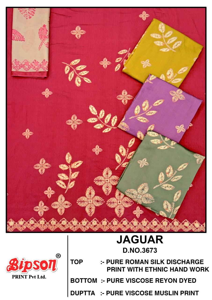 Bipson Jaguar 3673 catalog wholesale salwar kameez fabric