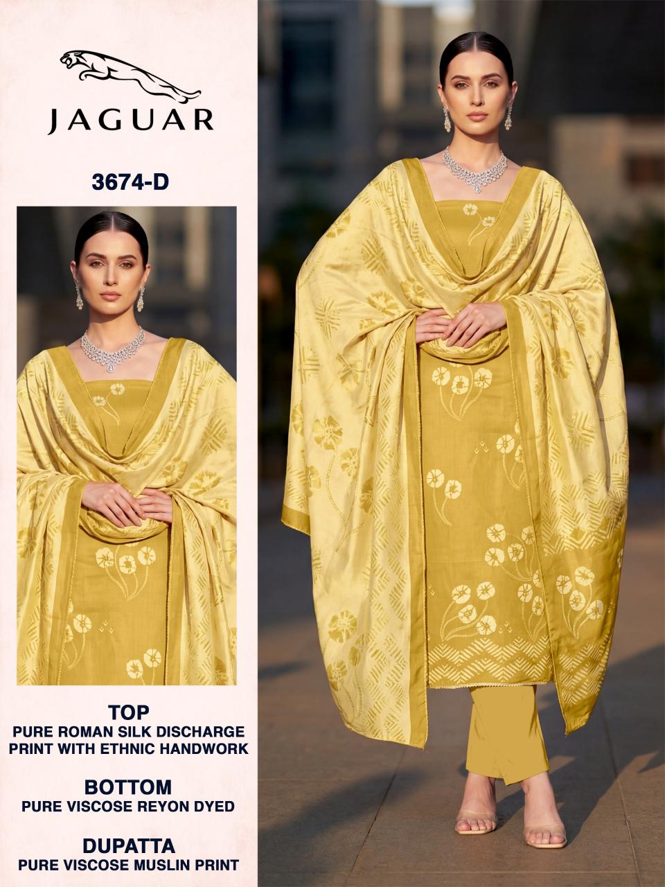 Bipson Jaguar 3674 catalog wholesale salwar kameez in burrabazar