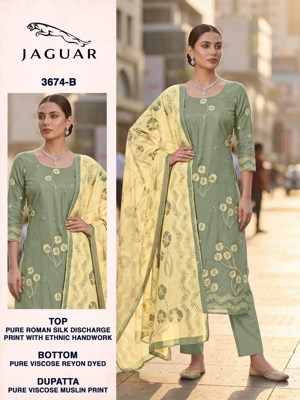 Bipson Jaguar 3674 catalog wholesale salwar kameez in burrabazar