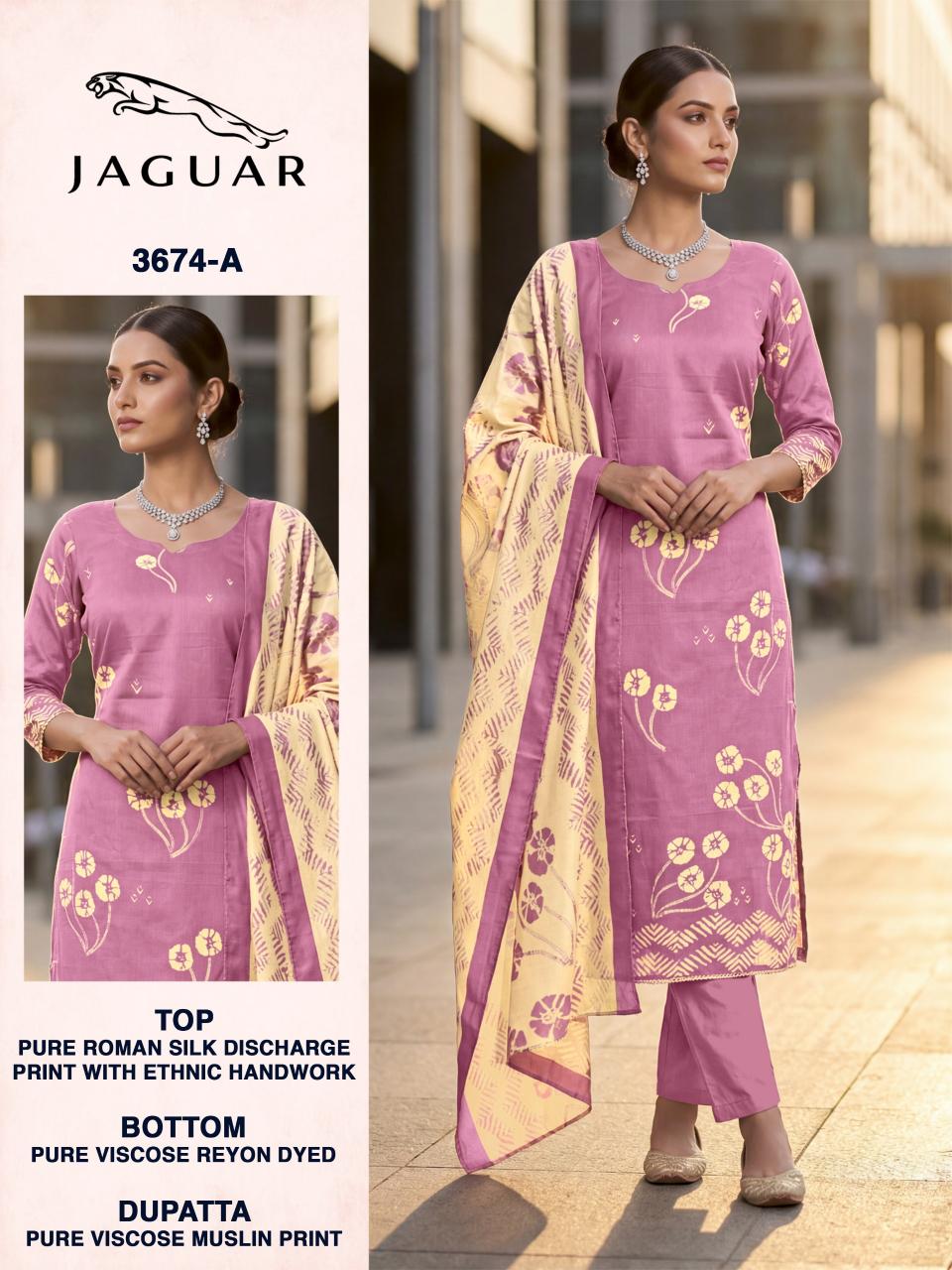 Bipson Jaguar 3674 catalog wholesale salwar kameez in burrabazar