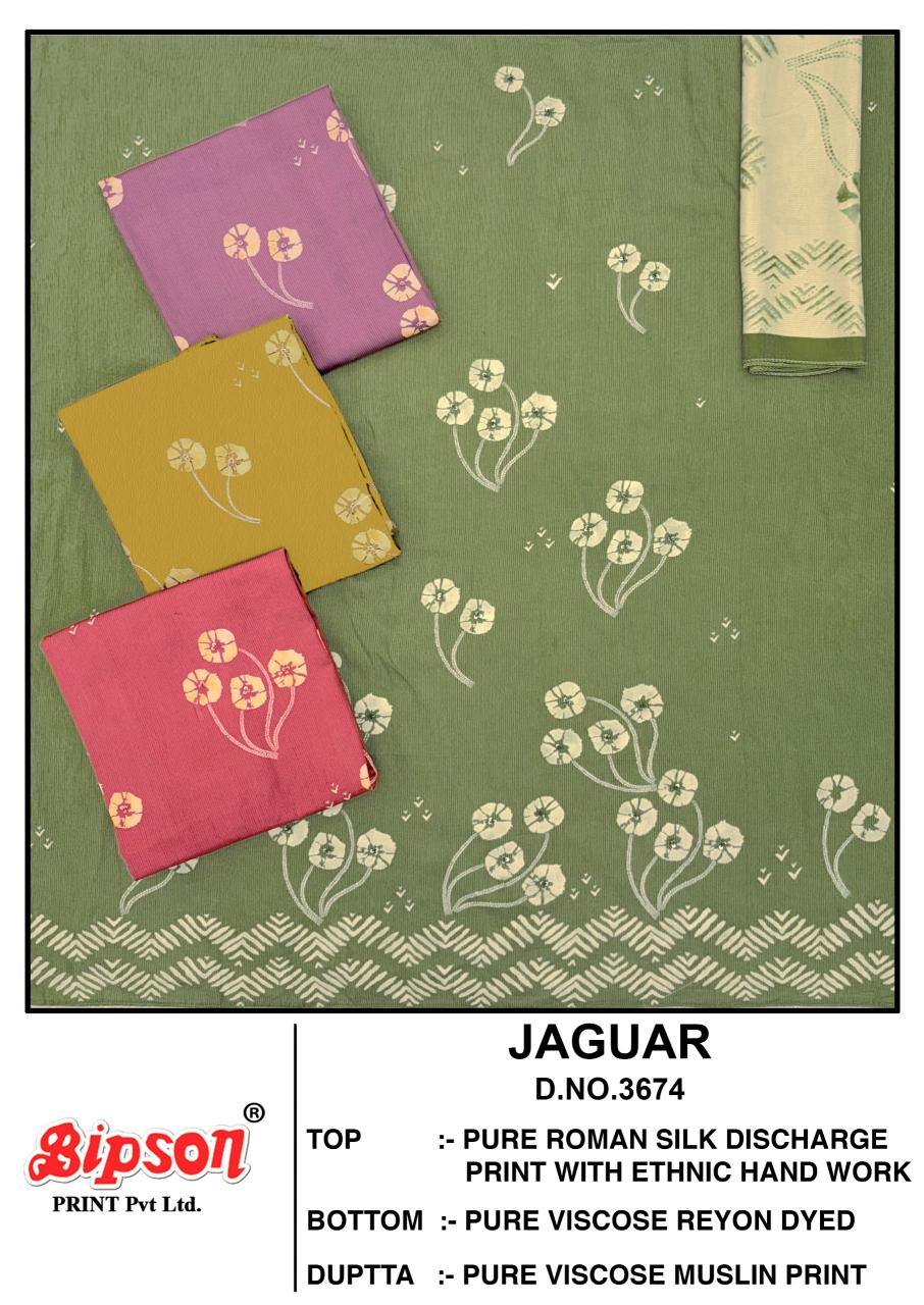 Bipson Jaguar 3674 catalog wholesale salwar kameez in burrabazar