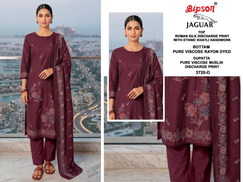Bipson Jaguar 3720 catalog wholesale unstitched salwar kameez material in bangalore