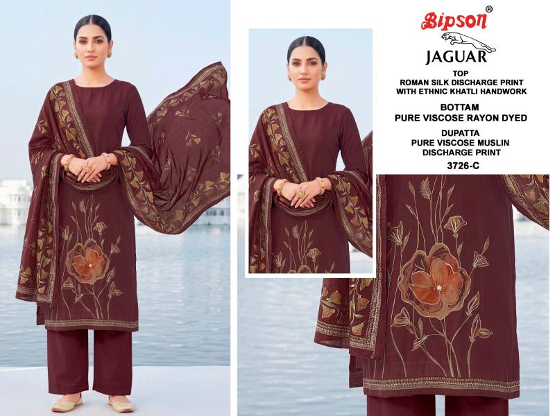 Bipson Jaguar 3726 catalog wholesale suppliers of salwar kameez in surat gujarat