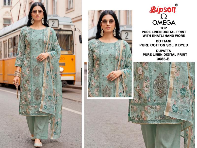 Bipson Omega 3685 catalog wholesale suppliers of salwar kameez in kolkata